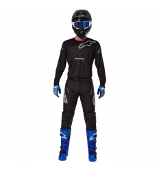 Traje Alpinestars Racer Graphite Negro Gris