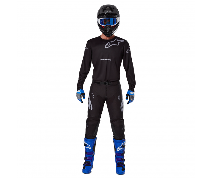 Traje Alpinestars Racer Graphite Negro Gris