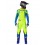 Traje Alpinestars Fluid Haul Amarillo Azul Fluor