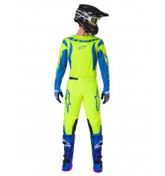 Traje Alpinestars Fluid Haul Amarillo Azul Fluor