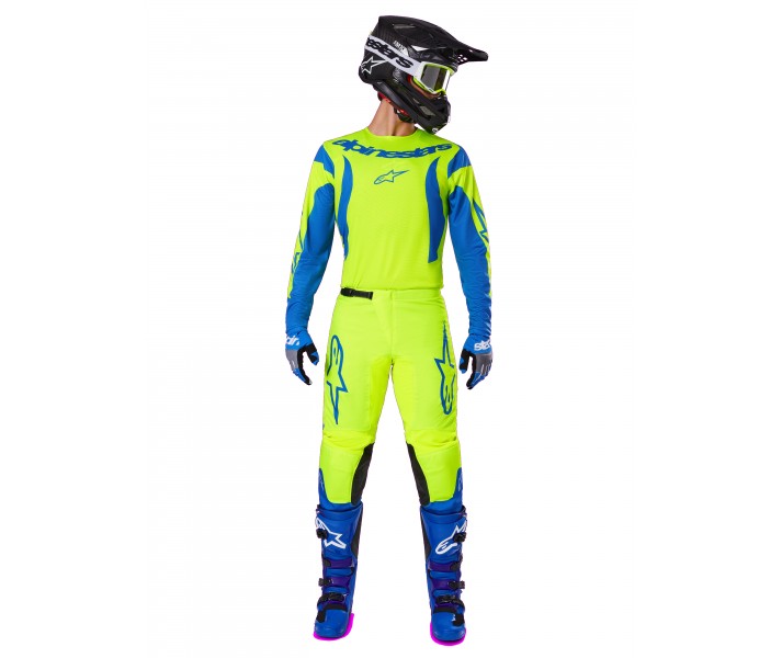 Traje Alpinestars Fluid Haul Amarillo Azul Fluor