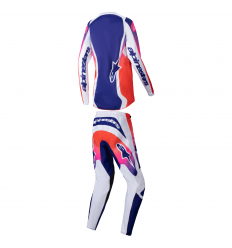 Traje Alpinestars Mujer Fluid Wurx Blanco Multicolor