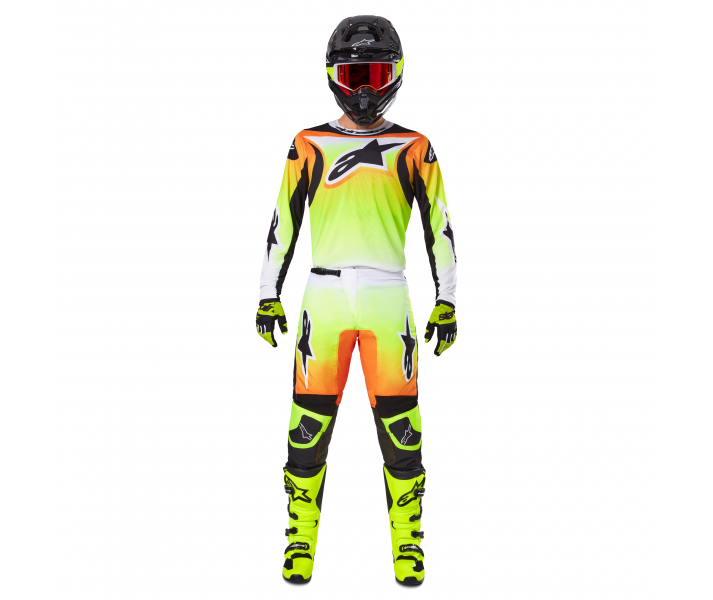 Traje Alpinestars Fluid Wurx Amarillo Negro