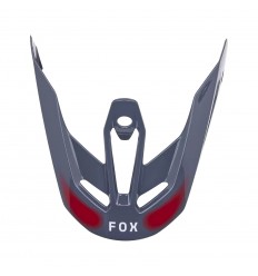 Visera Casco Fox V3 Volatile Gris Rojo |33074-037|