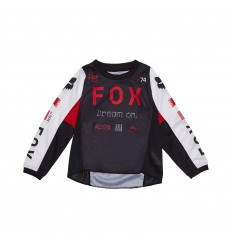 Camiseta Fox Niño 180 Race Spec Rojo Fluor |33053-110|