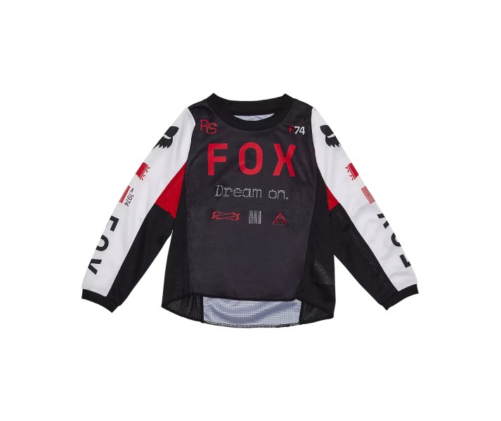 Camiseta Fox Niño 180 Race Spec Rojo Fluor |33053-110|