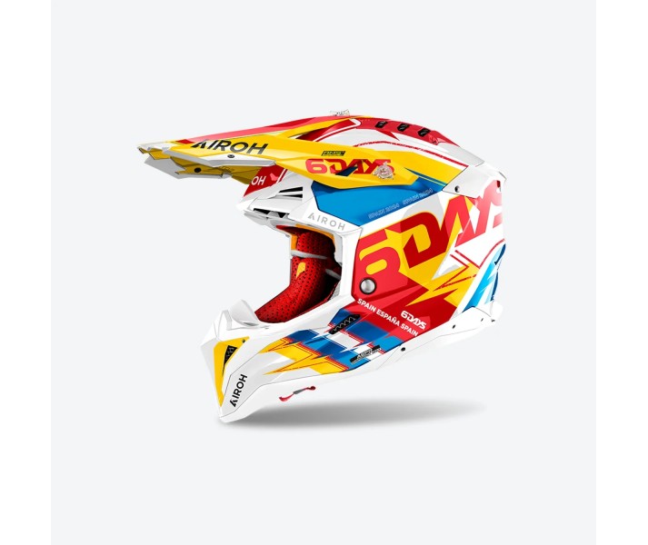 Casco Airoh Aviator 3 6 Days Spain 2024 Brillo |PAI43A1399D6S|