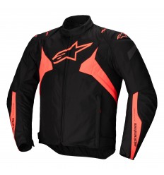 Chaqueta Alpinestars T-Jaws V4 Wp Negro Rojo Fluor |3200125-1030|