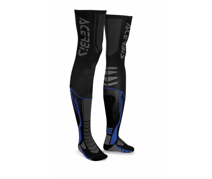 Calcetines Largos Acerbis X-Leg Pro Negro Azul |0021693.316|