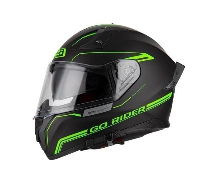 Casco Nzi Go Rider Solid Nouveau Negro K Mate |150337A420|