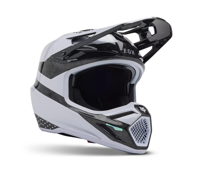 Casco Fox V3 RS Edición Limitada 50.º Blanco Negro |32996-008|