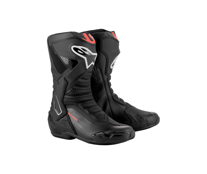 Botas Alpinestars Smx-6 V3 Negro Rojo Fluor |2223025-1030|