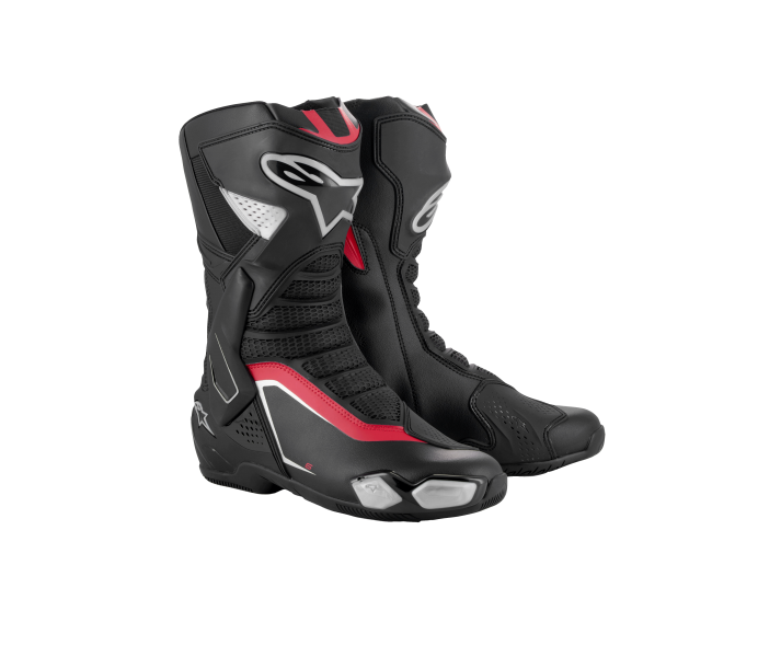 Botas Alpinestars Smx-6 V3 Negro Plata Rojo |2223025-199|