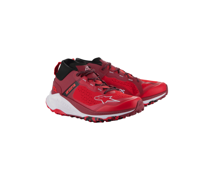 Zapatillas Alpinestars Meta Xr V2 Rojo Brillo Rojo Blanco |2654825-3045|