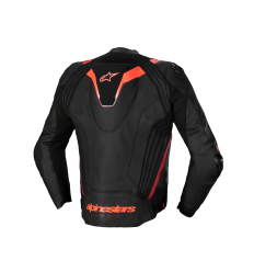 Chaqueta Alpinestars Missile V3 Ignition Leather Negro Rojo Fluor |3100325-1365|