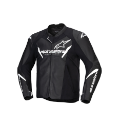 Chaqueta Alpinestars Faster V3 Leather Negro Blanco |3103525-12|