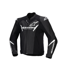 Chaqueta Alpinestars Faster V3 Airflow Leather Negro Blanco |3103625-12|