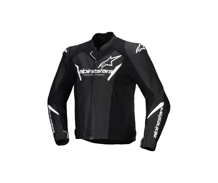 Chaqueta Alpinestars Faster V3 Airflow Leather Negro Blanco |3103625-12|