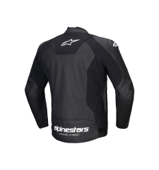 Chaqueta Alpinestars Faster V3 Airflow Leather Negro Blanco |3103625-12|