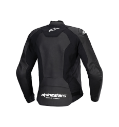 Chaqueta Alpinestars Mujer Faster V3 Leather Negro Blanco |3113625-12|