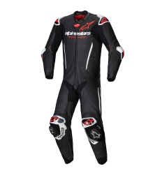 Mono Alpinestars Gp-R7 1Pc Leather Negro Blanco Rojo Fluor |3150125-1231|