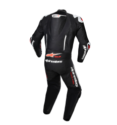 Mono Alpinestars Gp-R7 1Pc Leather Negro Blanco Rojo Fluor |3150125-1231|