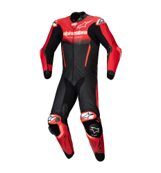 Mono Alpinestars Gp-R7 1Pc Leather Negro Rojo |3150125-1405|