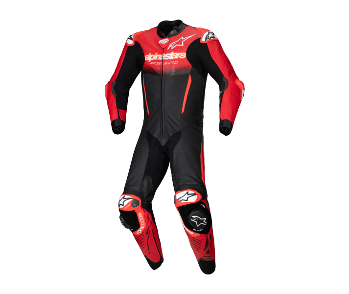 Mono Alpinestars Gp-R7 1Pc Leather Negro Rojo |3150125-1405|