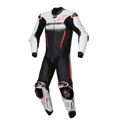 Mono Alpinestars Gp-R7 1Pc Leather Blanco Negro Rojo Fluor |3150125-233|