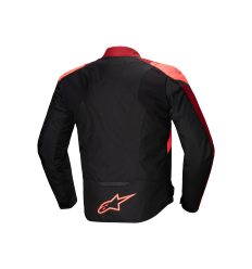 Chaqueta Alpinestars T-Jaws V4 Wp Negro Rojo Fluor |3200125-1365|