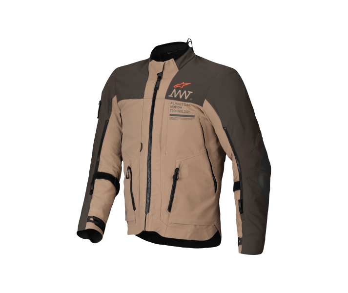 Chaqueta Alpinestars Amt-8 Stretch Drystar Xf Marrón Caqui |3200425-8018|