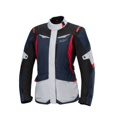 Chaqueta Alpinestars Mujer St-1 Waterproof Azul Negro Rojo Brillo |3210325-7093|