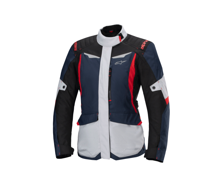 Chaqueta Alpinestars Mujer St-1 Waterproof Azul Negro Rojo Brillo |3210325-7093|