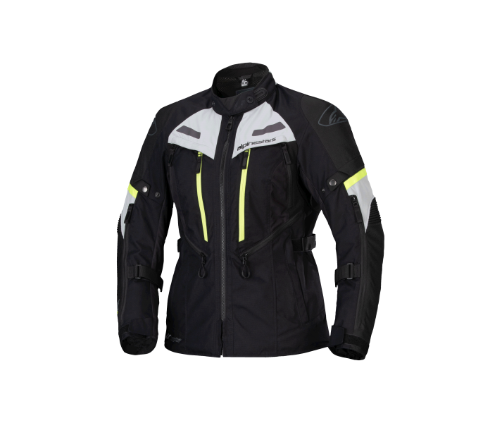 Chaqueta Alpinestars Mujer Bogota' Pro Drystar Negro Gris Amarillo |3217023-1381