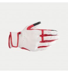 Guantes Alpinestars Dyno Leather Blanco Rojo |3509624-8005|