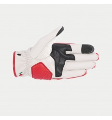 Guantes Alpinestars Dyno Leather Blanco Rojo |3509624-8005|