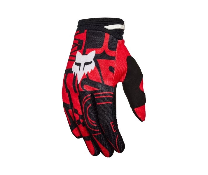 Guantes Fox Inafntil 180 Race Spec Rojo Fluor |33126-110|