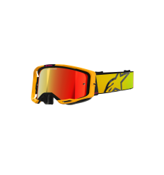 Máscara Alpinestars Vision 8 Corp Amarillo Rosa |5101625-5023|