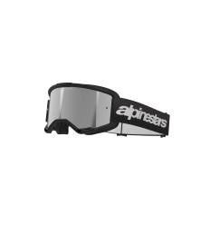 Máscara Alpinestars Vision 3 Wordmark Negro Espejo Plata |5103225-1456|