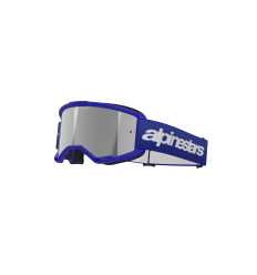 Máscara Alpinestars Vision 3 Wordmark Azul Espejo Plata |5103225-7266|