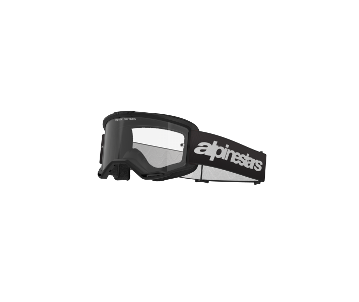 Máscara Alpinestars Vision 3 Wordmark Negro Transparente |5103325-1425|