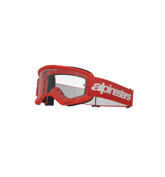 Máscara Alpinestars Vision 3 Wordmark Rojo Transparente |5103325-3067|