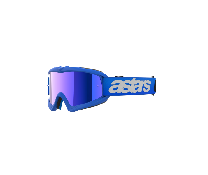 Máscara Alpinestars Infantil Vision Blaze Azul Espejo Plata |5140425-7271|