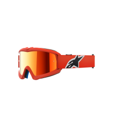 Máscara Alpinestars Infantil Vision Corp Naranja Espejo Rojo |5140225-480|