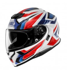 Casco Shoei Neotec 3 Anthem Azul Rojo Blanco |CSNE330102|