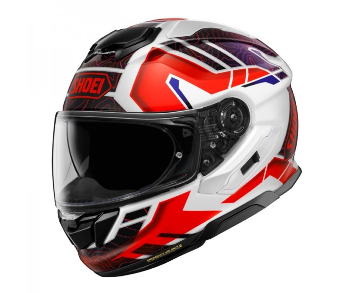 Casco Shoei GT-Air 3 Hike Rojo Blanco |CSGTA305102|