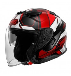 Casco Shoei J-Cruise 3 Whizzy Rojo Negro |CSJC310012|