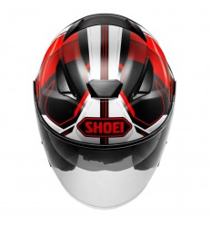 Casco Shoei J-Cruise 3 Whizzy Rojo Negro |CSJC310012|