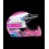 Casco Bell Moto 3 Deathspray Púrpura Rosa Brillo |8009283001|