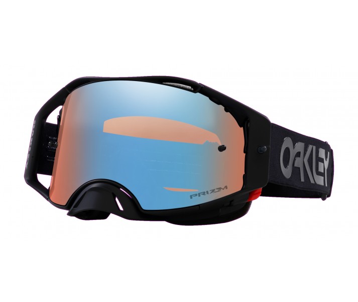 Máscara Oakley Airbrake Mx B1b Blackout Prizm Mx Sapphire Negro Azul